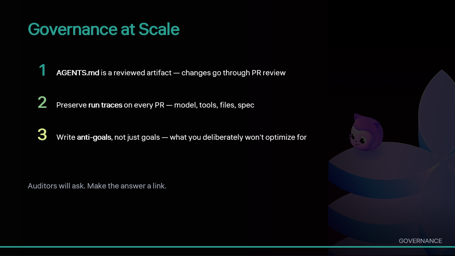 Slide image for Governance at Scale