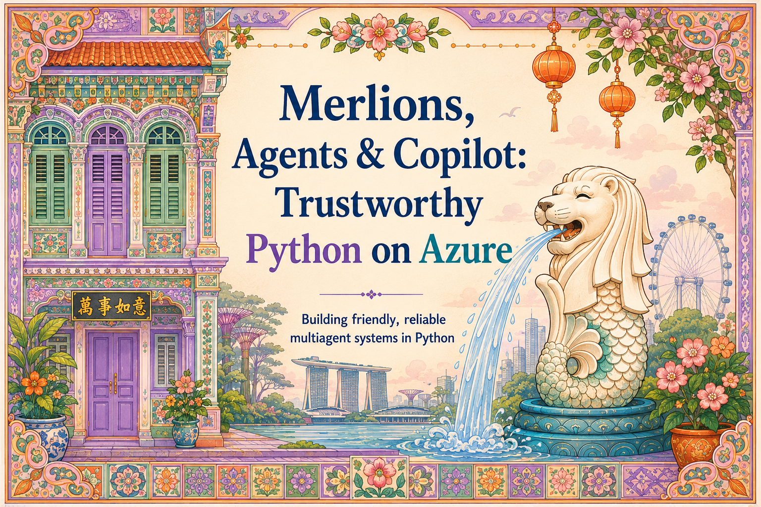 Cover art for Merlions, Agents & Copilot
